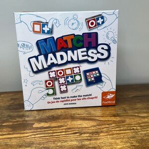 Match Madness Board Game Visual Recognition Matching Fast Paced Puzzle New